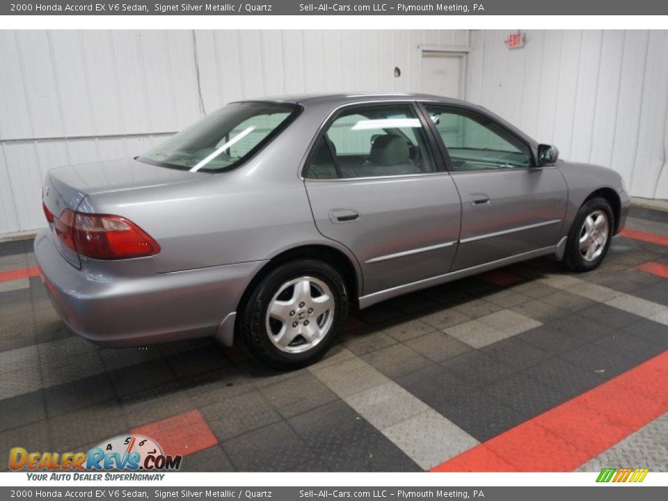 2000 Honda Accord EX V6 Sedan Signet Silver Metallic / Quartz Photo #7