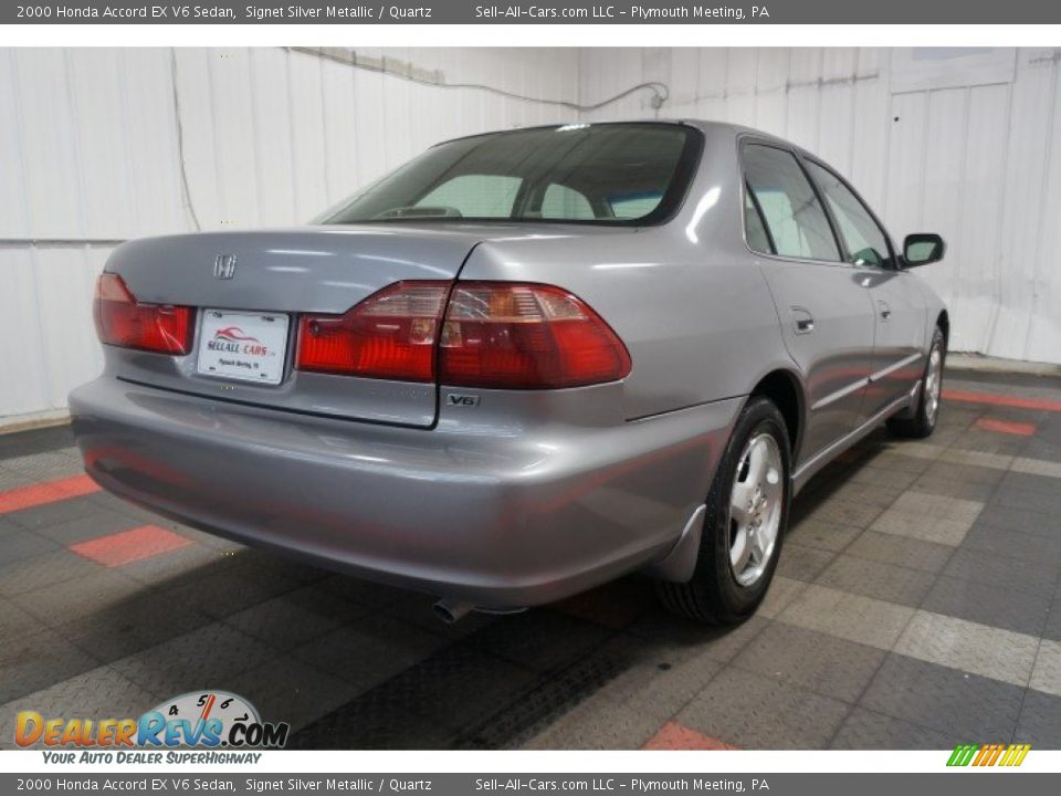 2000 Honda Accord EX V6 Sedan Signet Silver Metallic / Quartz Photo #8
