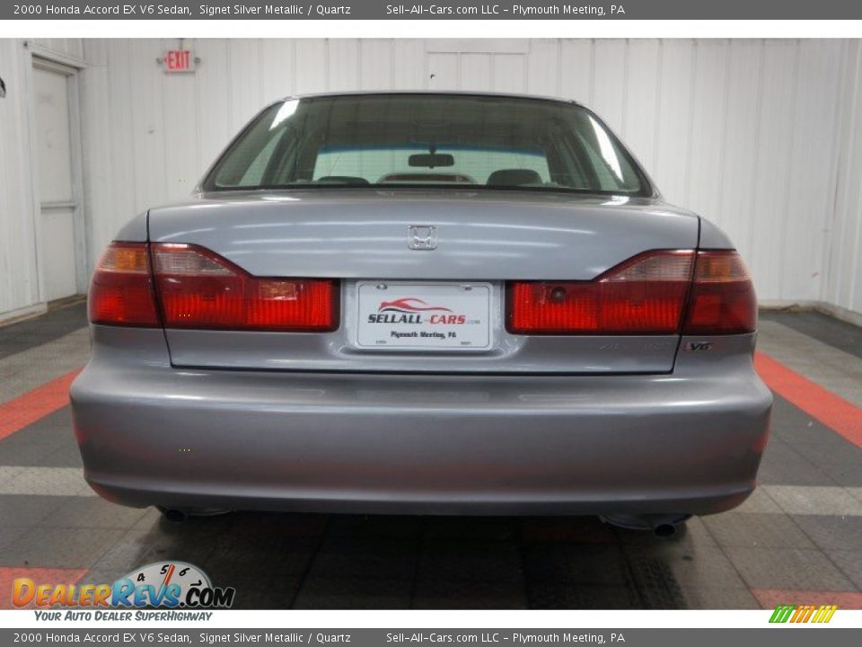 2000 Honda Accord EX V6 Sedan Signet Silver Metallic / Quartz Photo #9