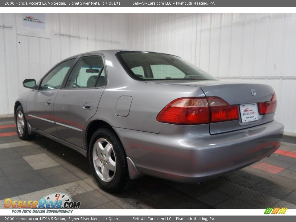 2000 Honda Accord EX V6 Sedan Signet Silver Metallic / Quartz Photo #10