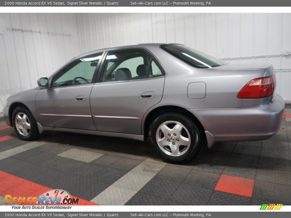 2000 Honda Accord EX V6 Sedan Signet Silver Metallic / Quartz Photo #11