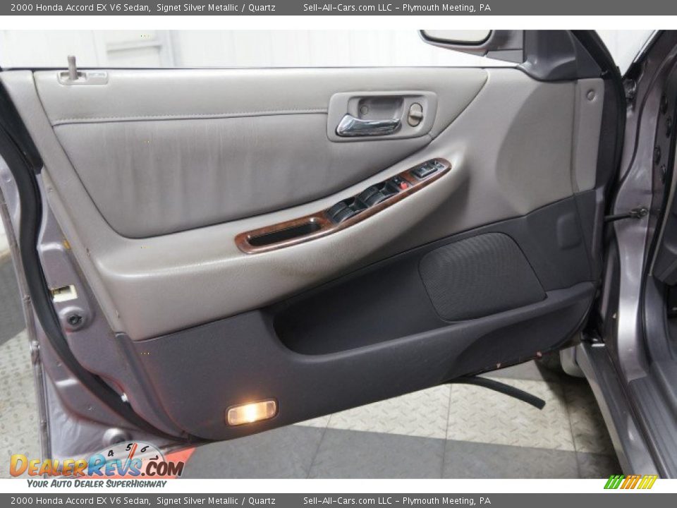2000 Honda Accord EX V6 Sedan Signet Silver Metallic / Quartz Photo #12