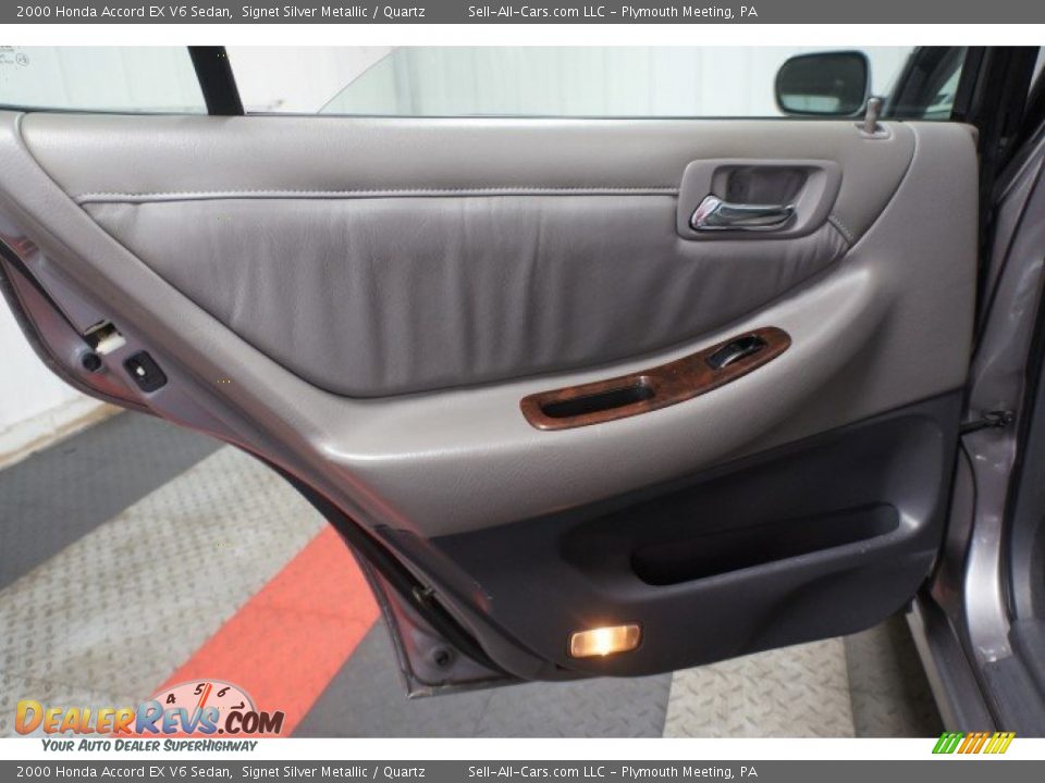 2000 Honda Accord EX V6 Sedan Signet Silver Metallic / Quartz Photo #15