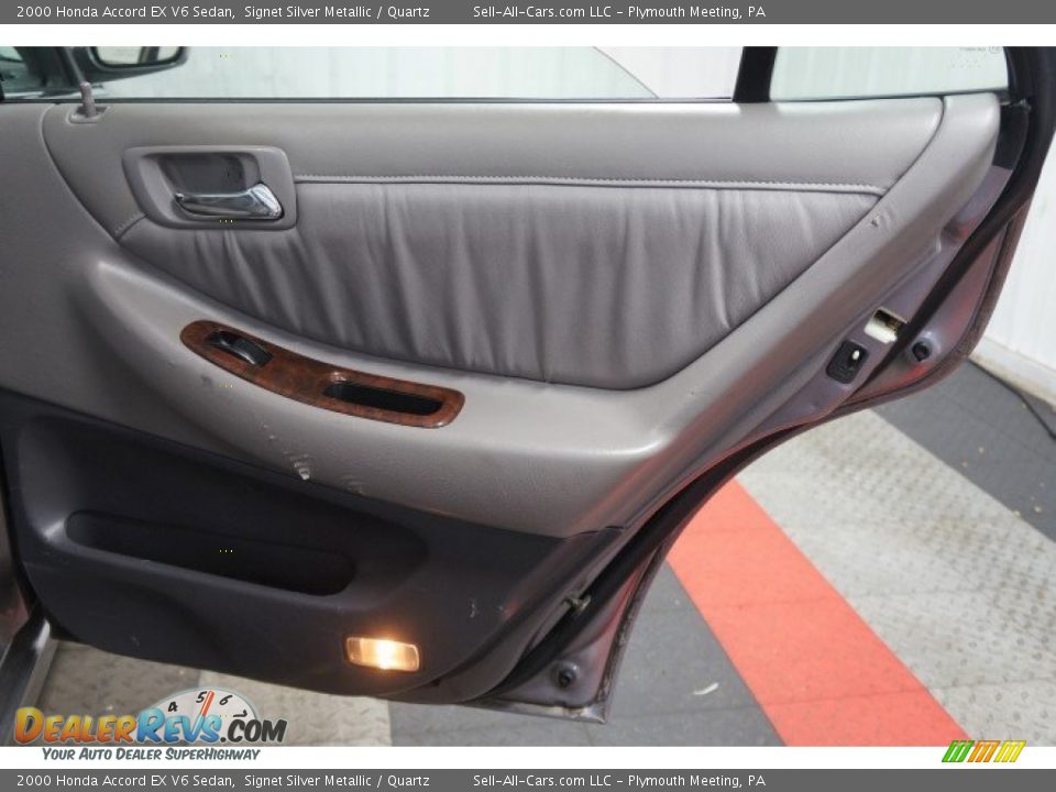 2000 Honda Accord EX V6 Sedan Signet Silver Metallic / Quartz Photo #16