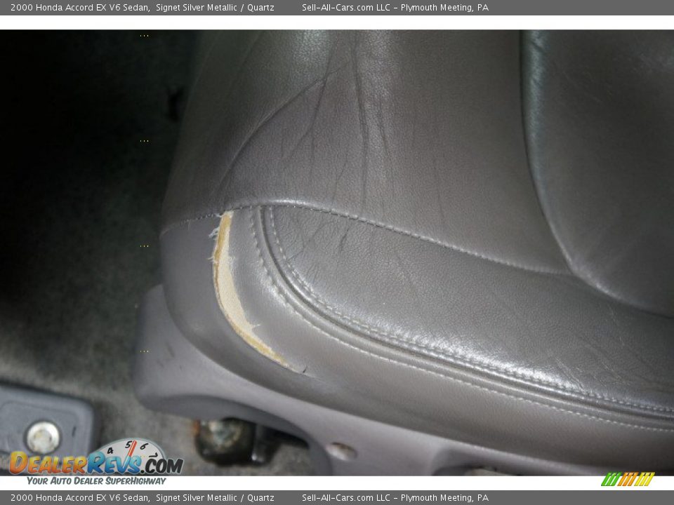 2000 Honda Accord EX V6 Sedan Signet Silver Metallic / Quartz Photo #20