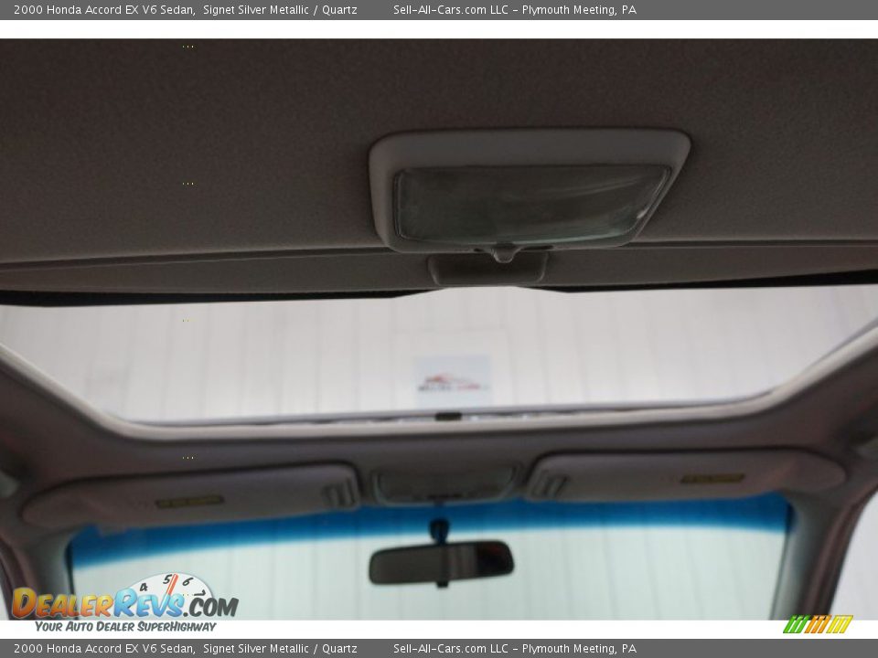2000 Honda Accord EX V6 Sedan Signet Silver Metallic / Quartz Photo #22