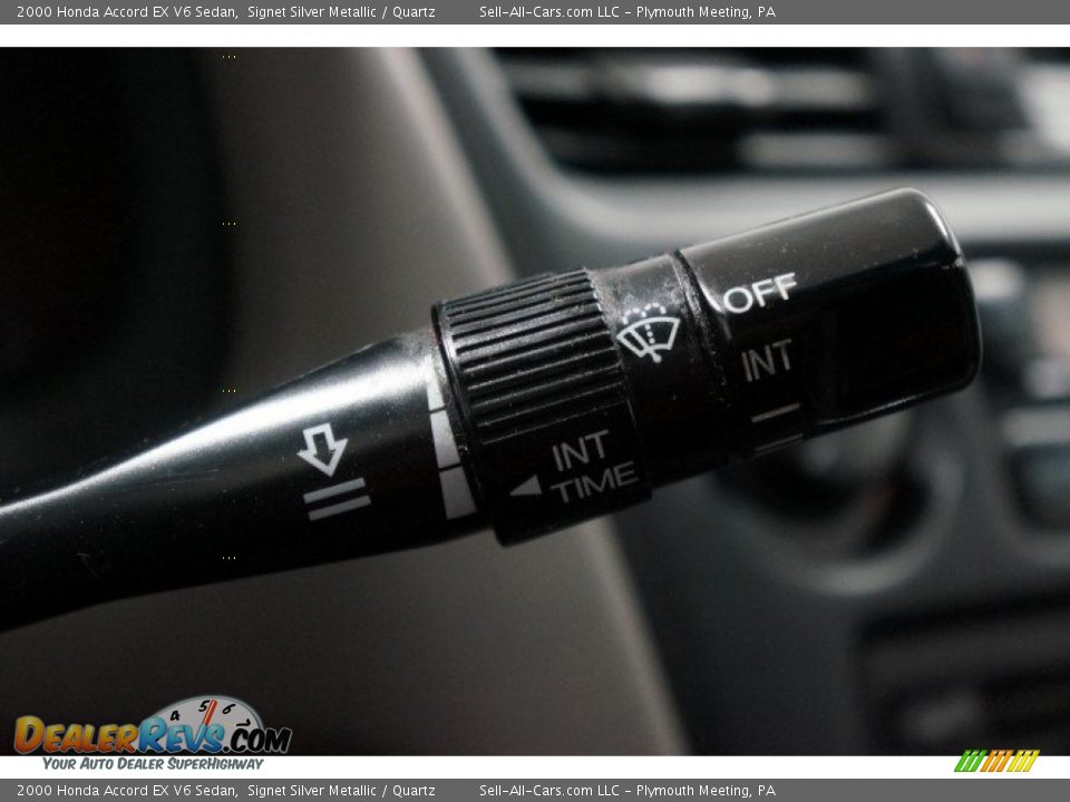 2000 Honda Accord EX V6 Sedan Signet Silver Metallic / Quartz Photo #26