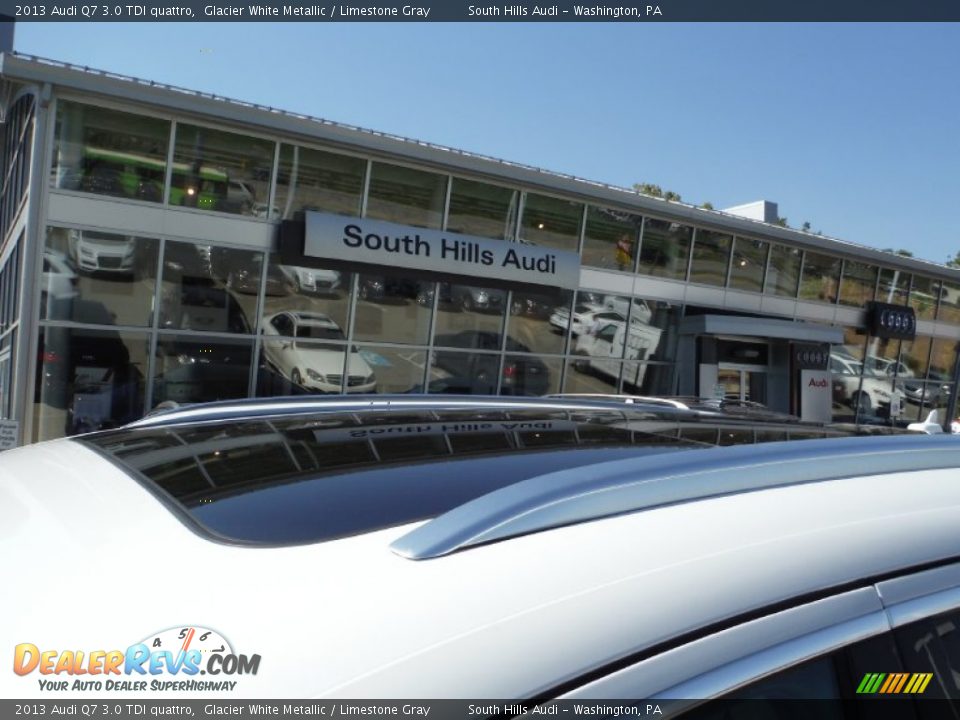 2013 Audi Q7 3.0 TDI quattro Glacier White Metallic / Limestone Gray Photo #3