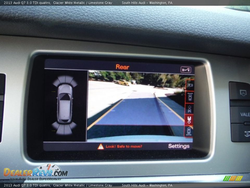 2013 Audi Q7 3.0 TDI quattro Glacier White Metallic / Limestone Gray Photo #23
