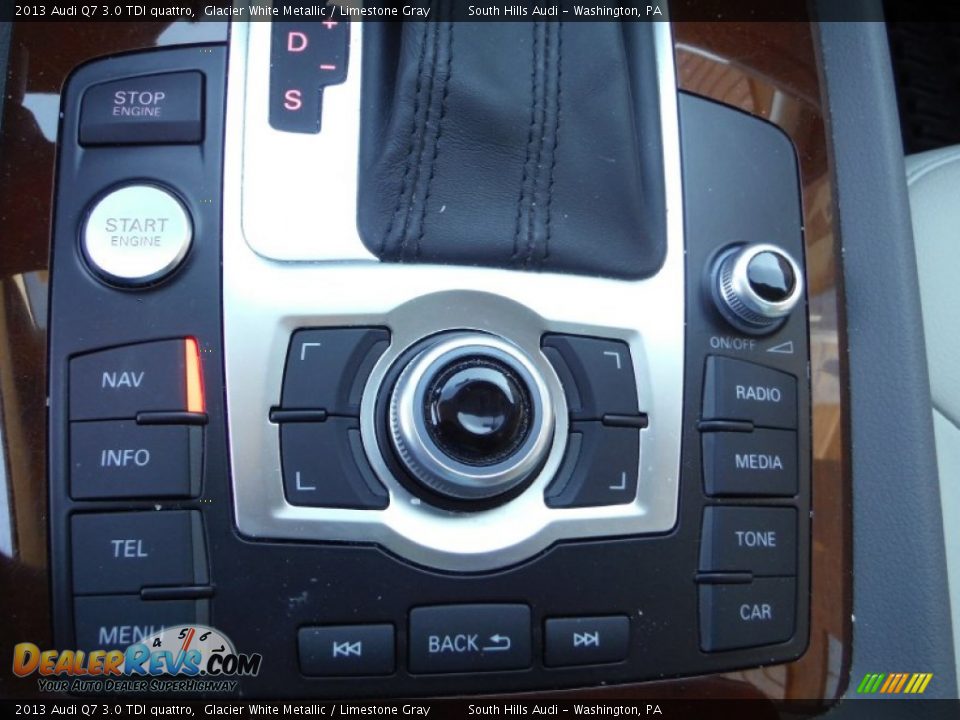 2013 Audi Q7 3.0 TDI quattro Glacier White Metallic / Limestone Gray Photo #26