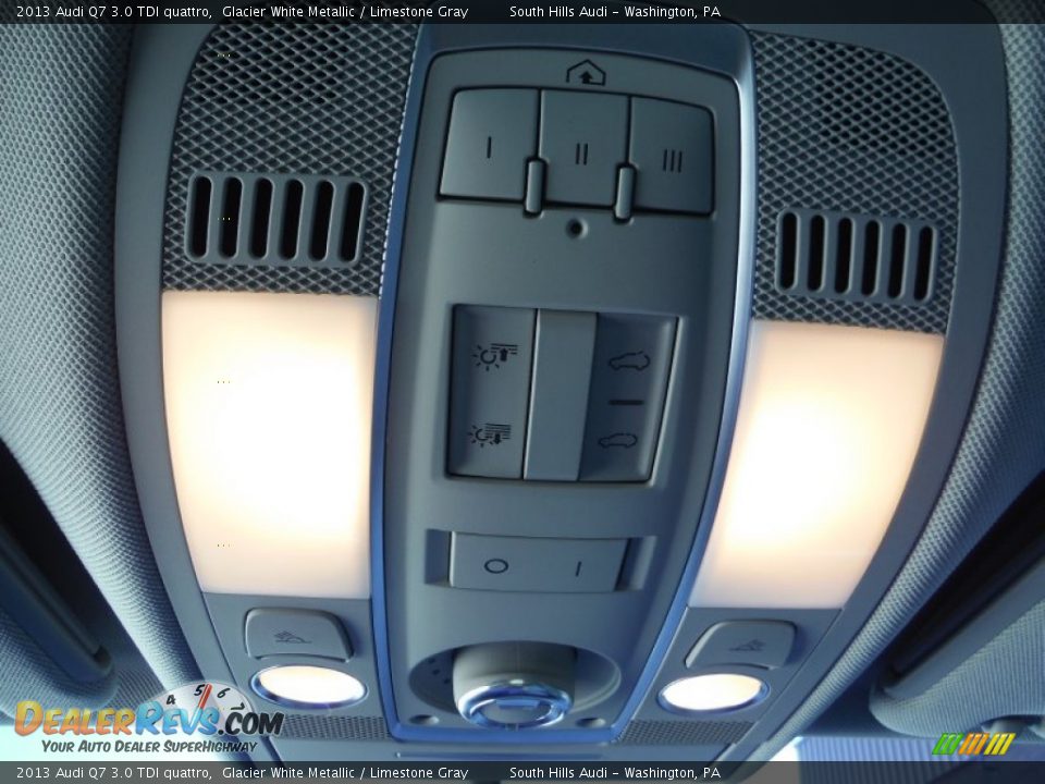 2013 Audi Q7 3.0 TDI quattro Glacier White Metallic / Limestone Gray Photo #27