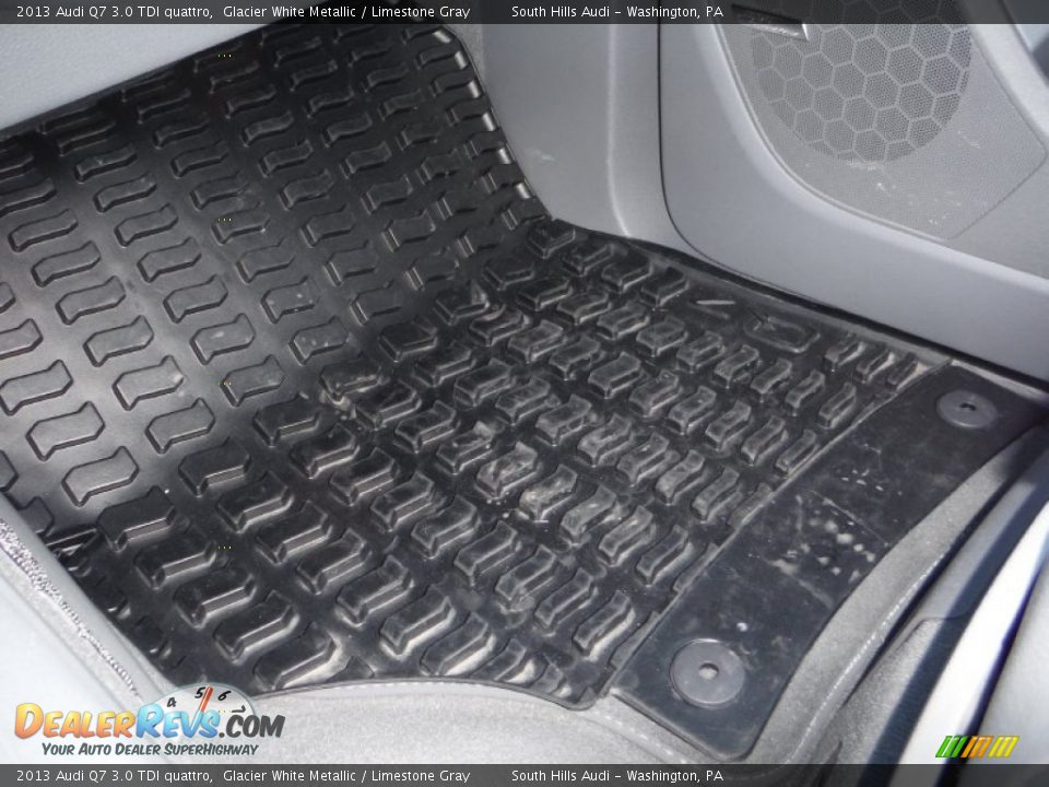 2013 Audi Q7 3.0 TDI quattro Glacier White Metallic / Limestone Gray Photo #28