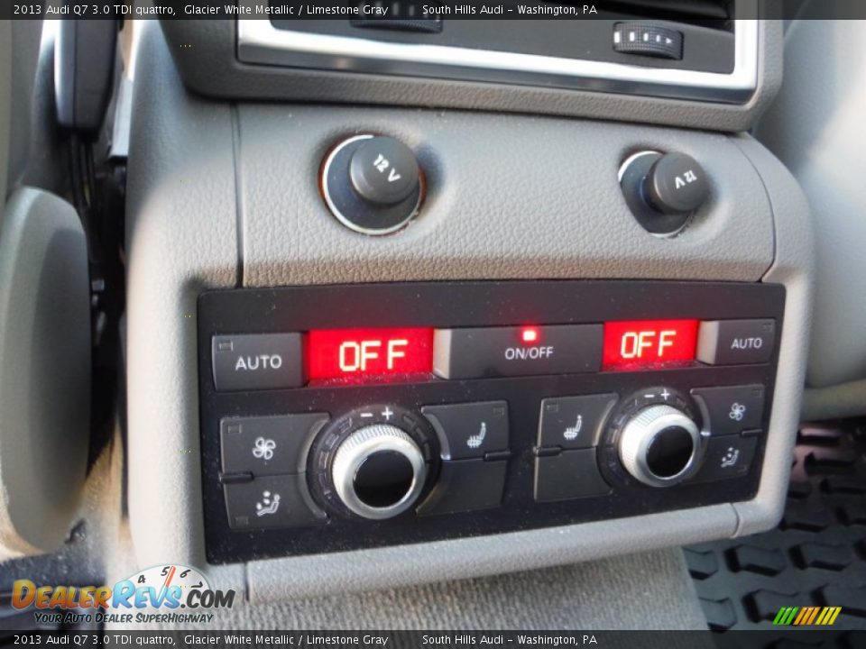 2013 Audi Q7 3.0 TDI quattro Glacier White Metallic / Limestone Gray Photo #30