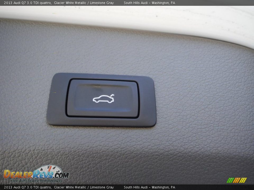 2013 Audi Q7 3.0 TDI quattro Glacier White Metallic / Limestone Gray Photo #34