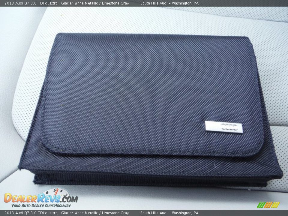 2013 Audi Q7 3.0 TDI quattro Glacier White Metallic / Limestone Gray Photo #36