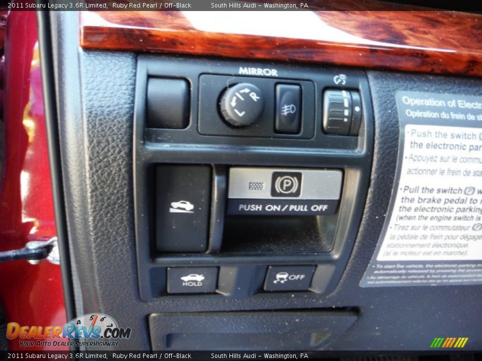 2011 Subaru Legacy 3.6R Limited Ruby Red Pearl / Off-Black Photo #20