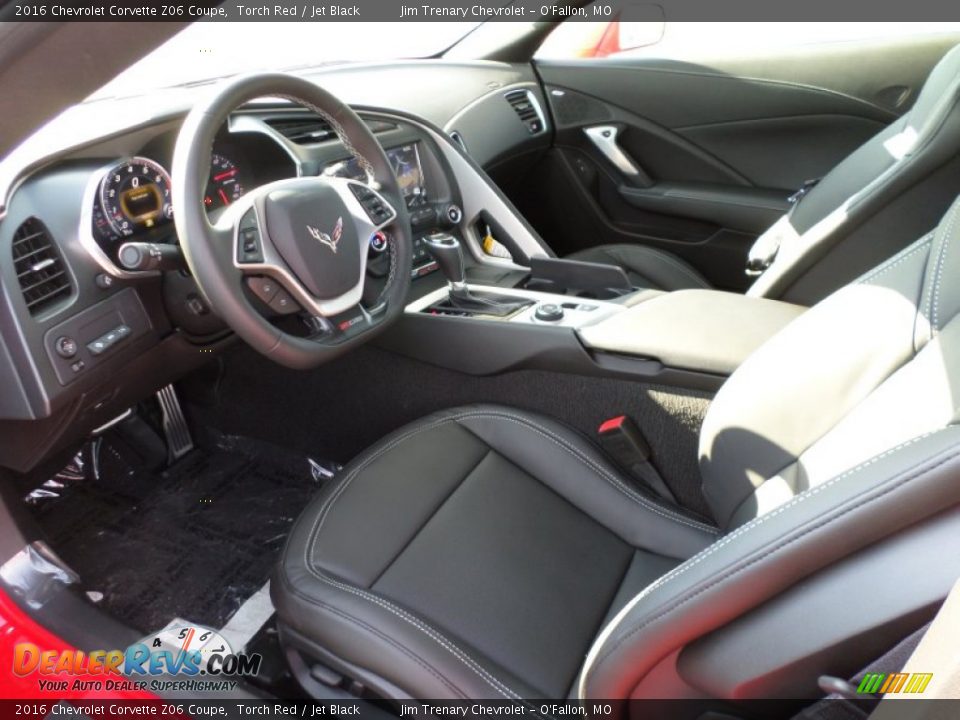 Jet Black Interior - 2016 Chevrolet Corvette Z06 Coupe Photo #32