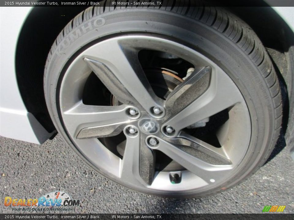 2015 Hyundai Veloster Turbo Ironman Silver / Black Photo #4