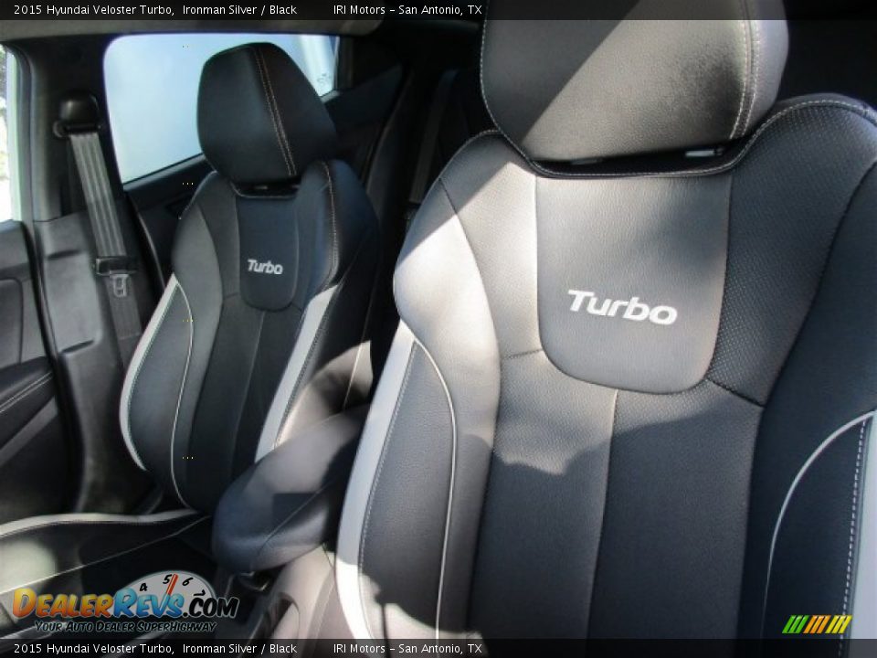 2015 Hyundai Veloster Turbo Ironman Silver / Black Photo #9