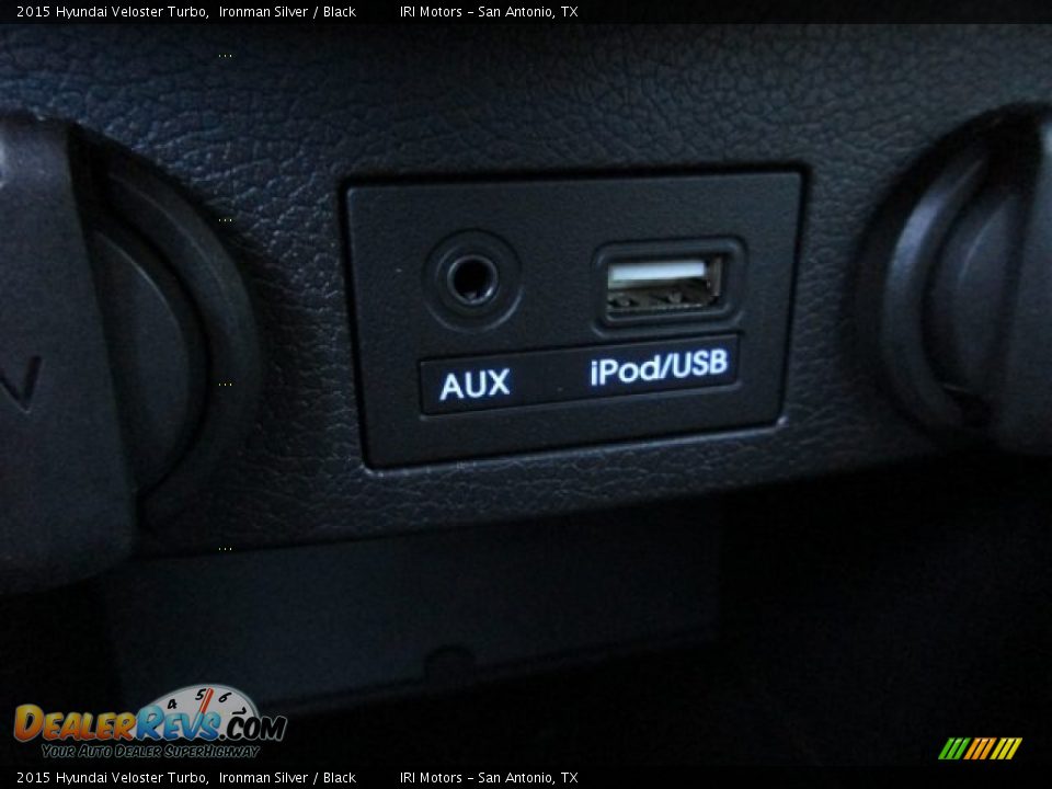 2015 Hyundai Veloster Turbo Ironman Silver / Black Photo #17