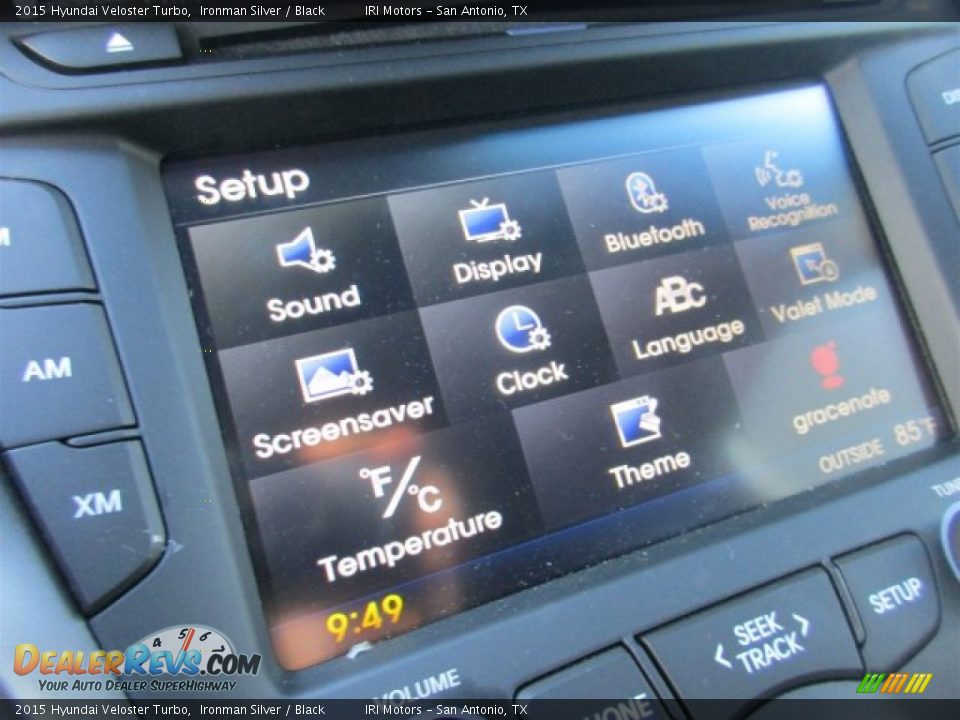 2015 Hyundai Veloster Turbo Ironman Silver / Black Photo #18