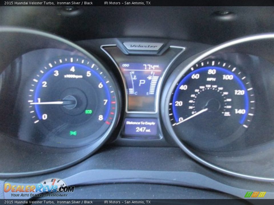 2015 Hyundai Veloster Turbo Ironman Silver / Black Photo #21