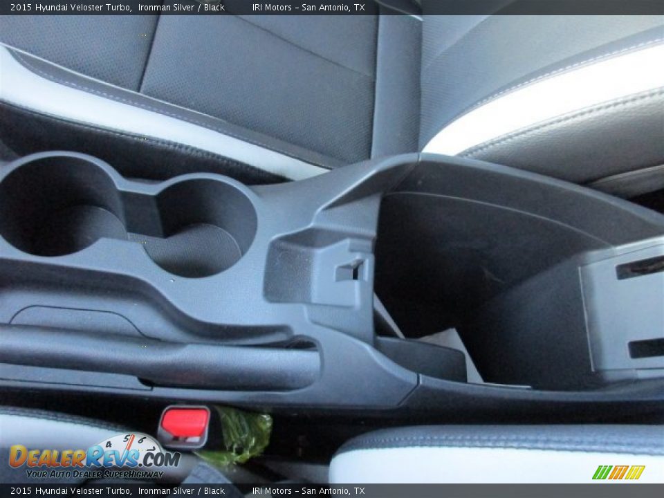 2015 Hyundai Veloster Turbo Ironman Silver / Black Photo #24