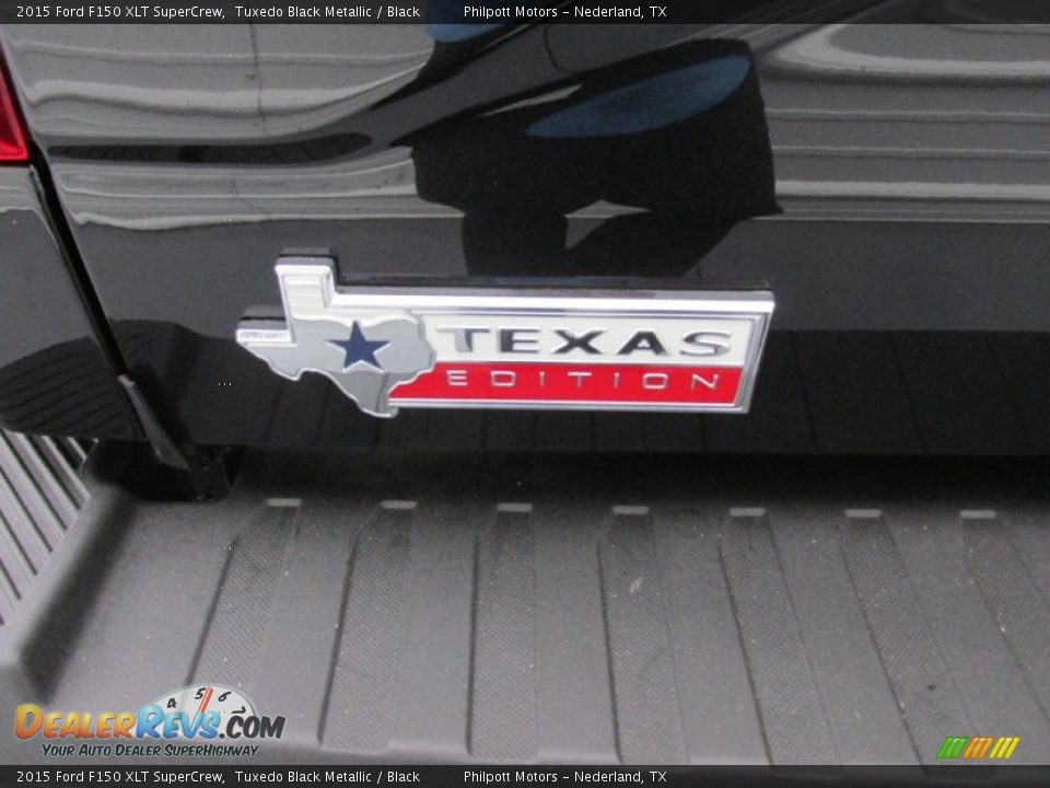 2015 Ford F150 XLT SuperCrew Tuxedo Black Metallic / Black Photo #17