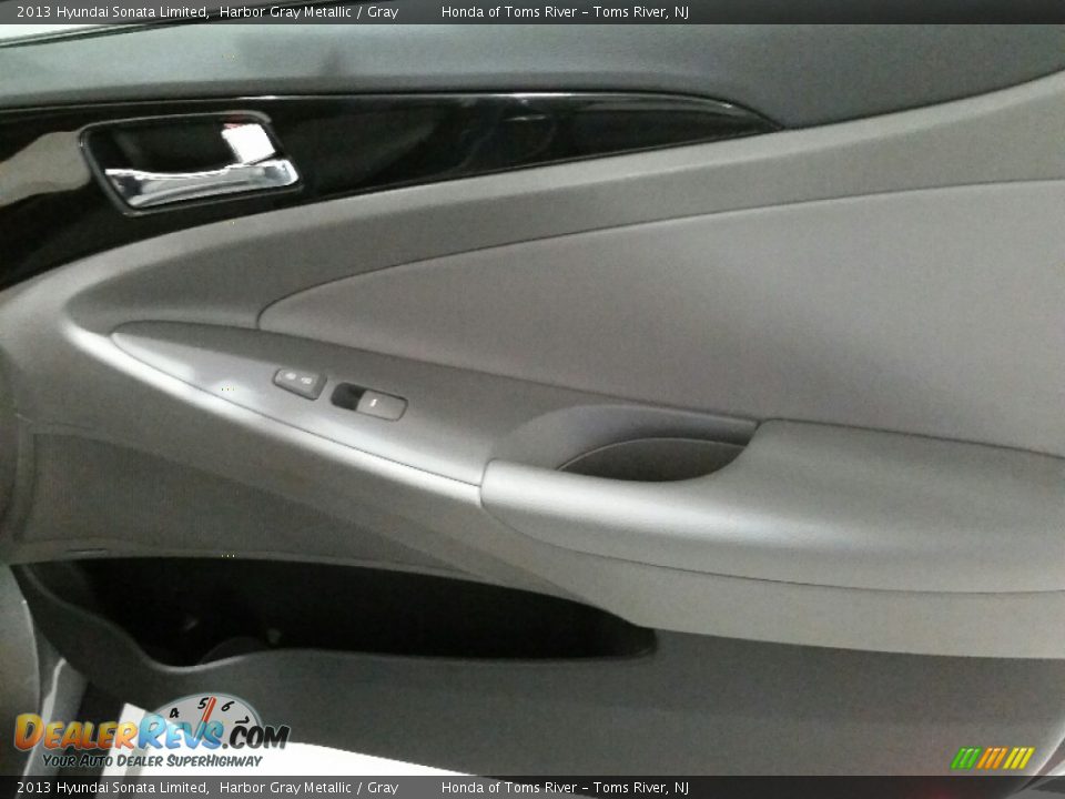 2013 Hyundai Sonata Limited Harbor Gray Metallic / Gray Photo #13