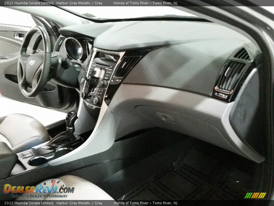 2013 Hyundai Sonata Limited Harbor Gray Metallic / Gray Photo #14