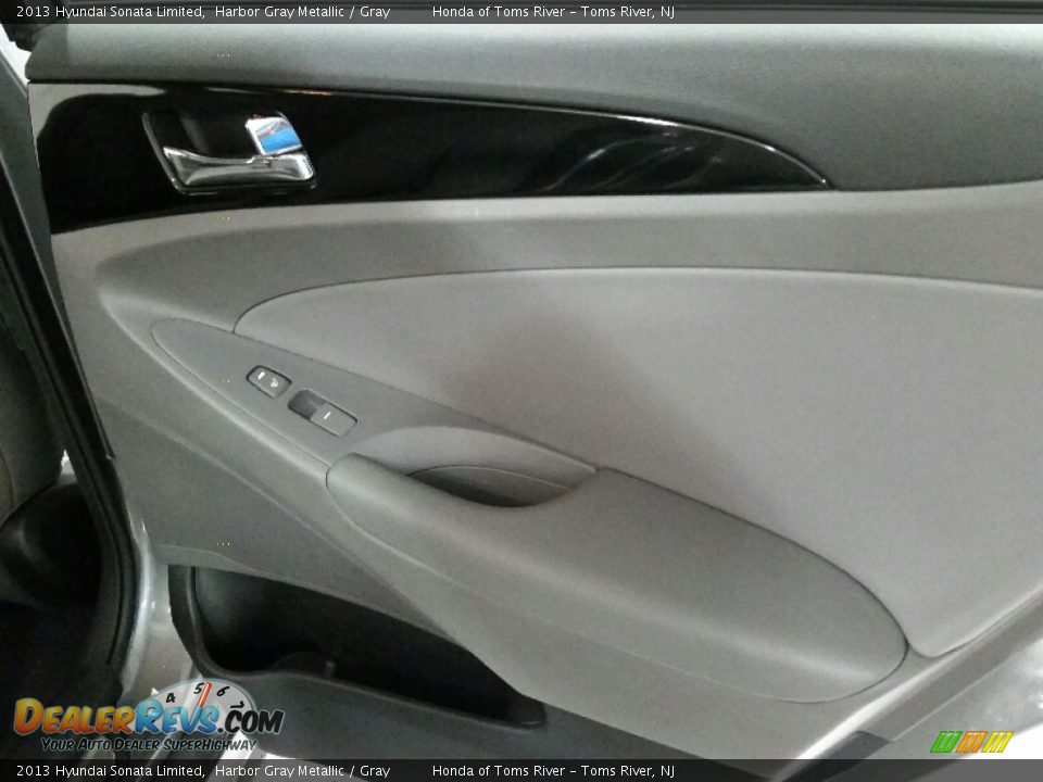 2013 Hyundai Sonata Limited Harbor Gray Metallic / Gray Photo #16