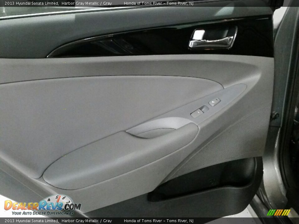 2013 Hyundai Sonata Limited Harbor Gray Metallic / Gray Photo #18