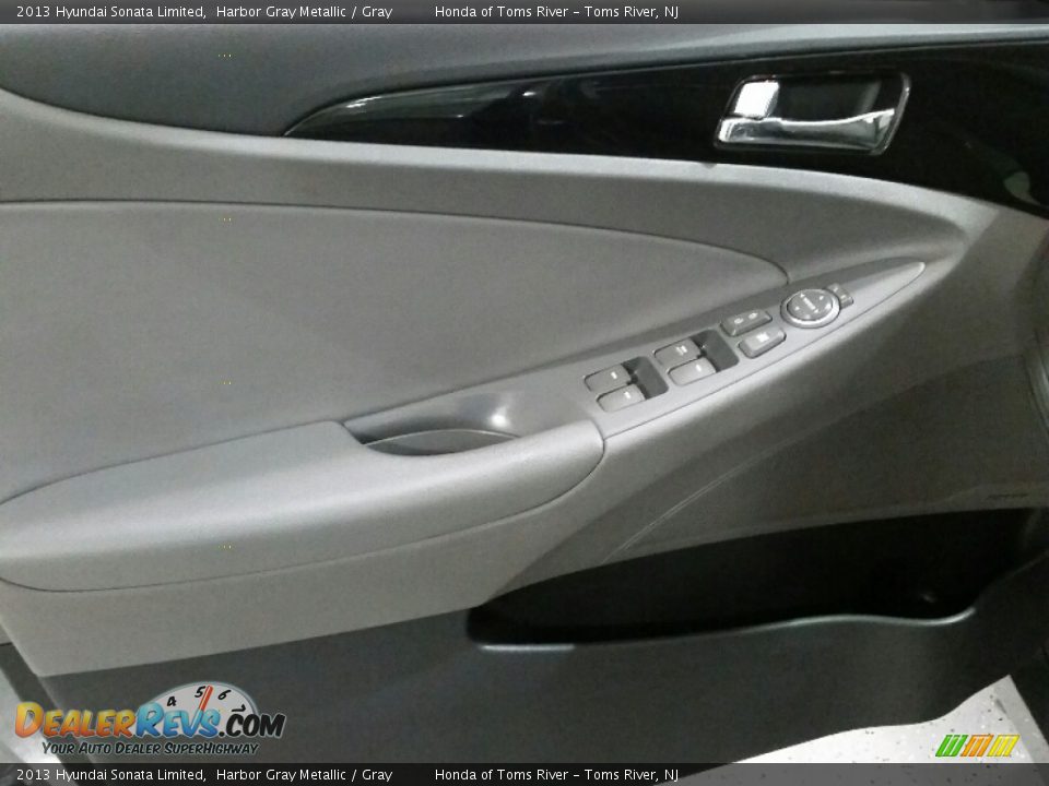 2013 Hyundai Sonata Limited Harbor Gray Metallic / Gray Photo #22