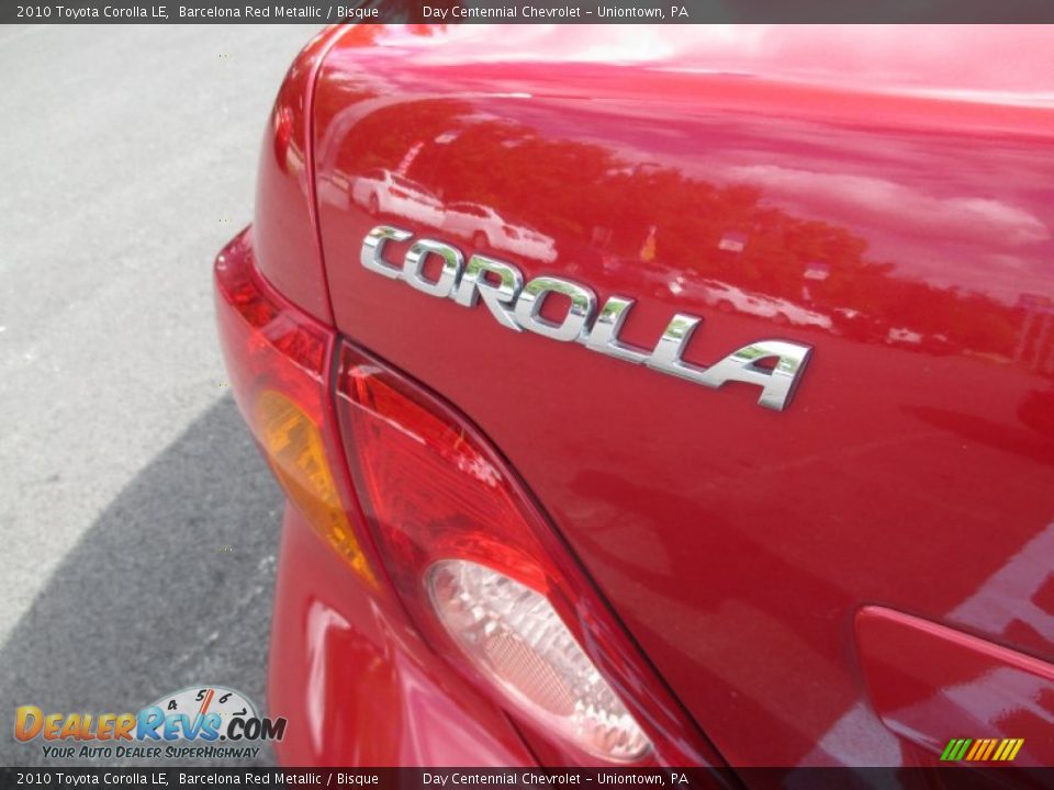 2010 Toyota Corolla LE Barcelona Red Metallic / Bisque Photo #6