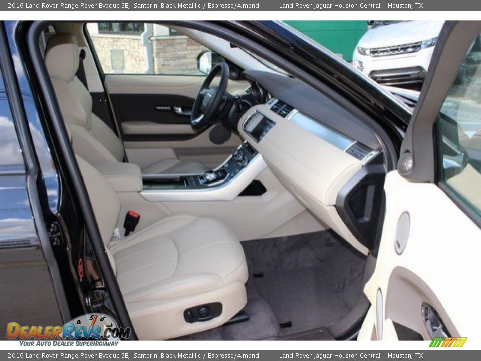 2016 Land Rover Range Rover Evoque SE Santorini Black Metalllic / Espresso/Almond Photo #4