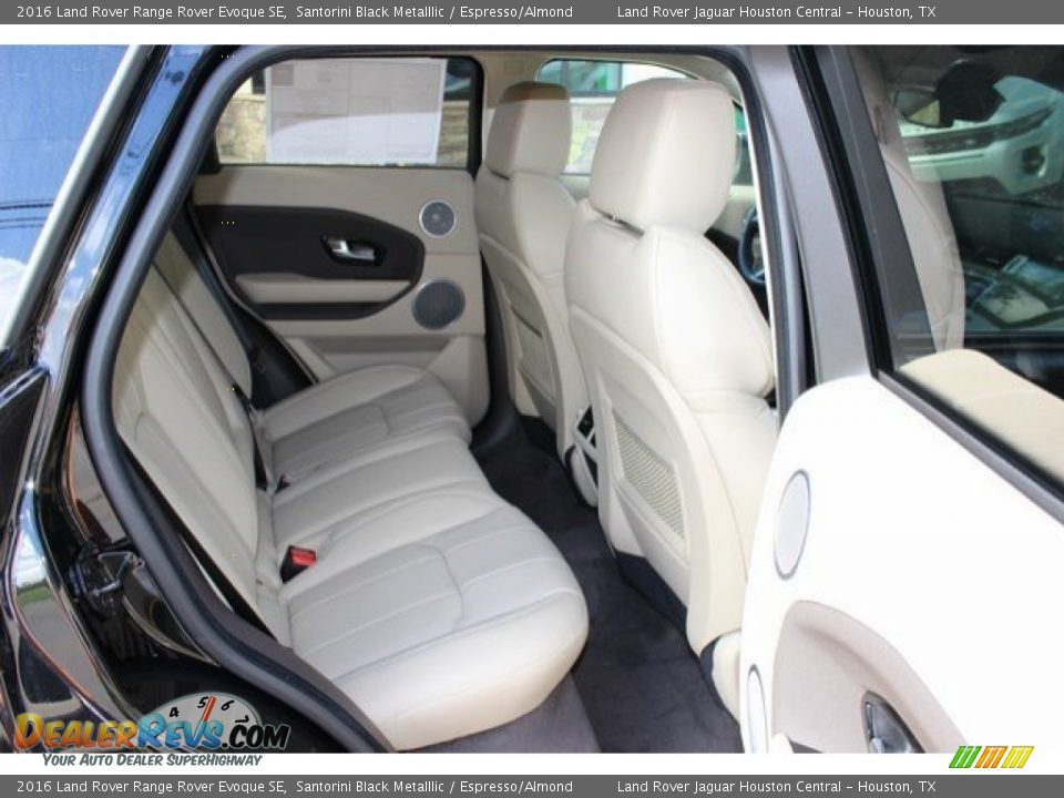 Rear Seat of 2016 Land Rover Range Rover Evoque SE Photo #12