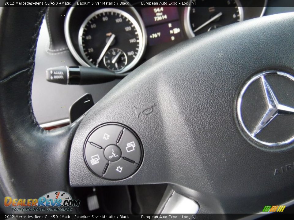 2012 Mercedes-Benz GL 450 4Matic Paladium Silver Metallic / Black Photo #30