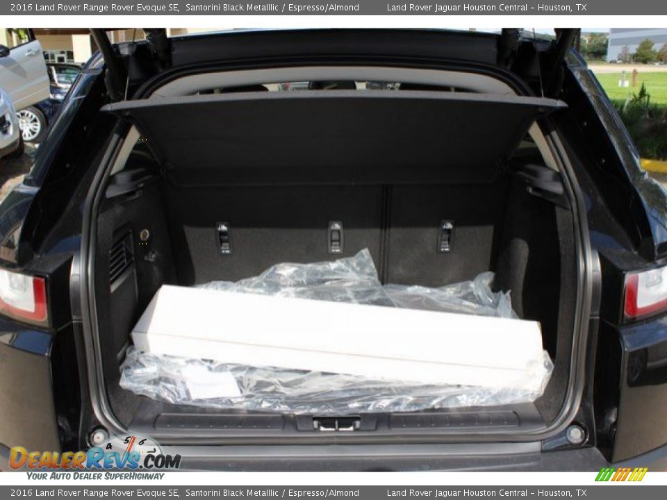 2016 Land Rover Range Rover Evoque SE Santorini Black Metalllic / Espresso/Almond Photo #14