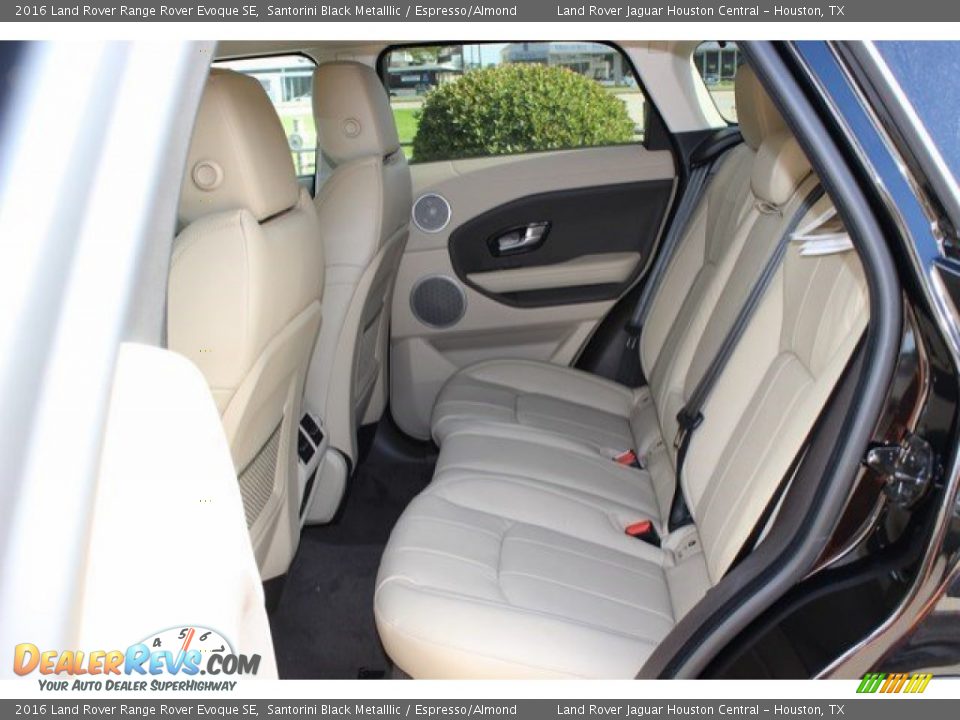 2016 Land Rover Range Rover Evoque SE Santorini Black Metalllic / Espresso/Almond Photo #15