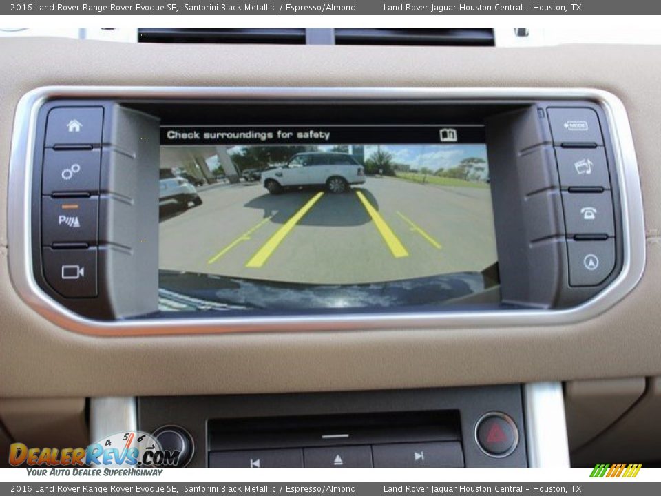 2016 Land Rover Range Rover Evoque SE Santorini Black Metalllic / Espresso/Almond Photo #16