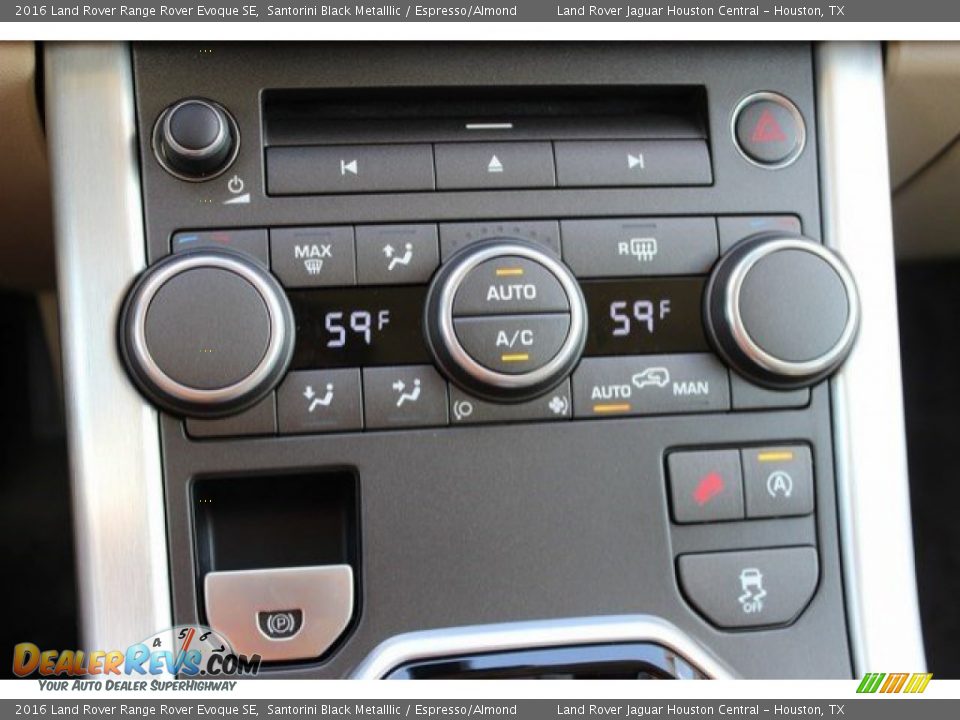 2016 Land Rover Range Rover Evoque SE Santorini Black Metalllic / Espresso/Almond Photo #17