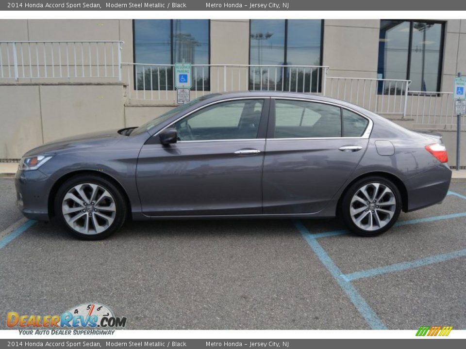2014 Honda Accord Sport Sedan Modern Steel Metallic / Black Photo #6