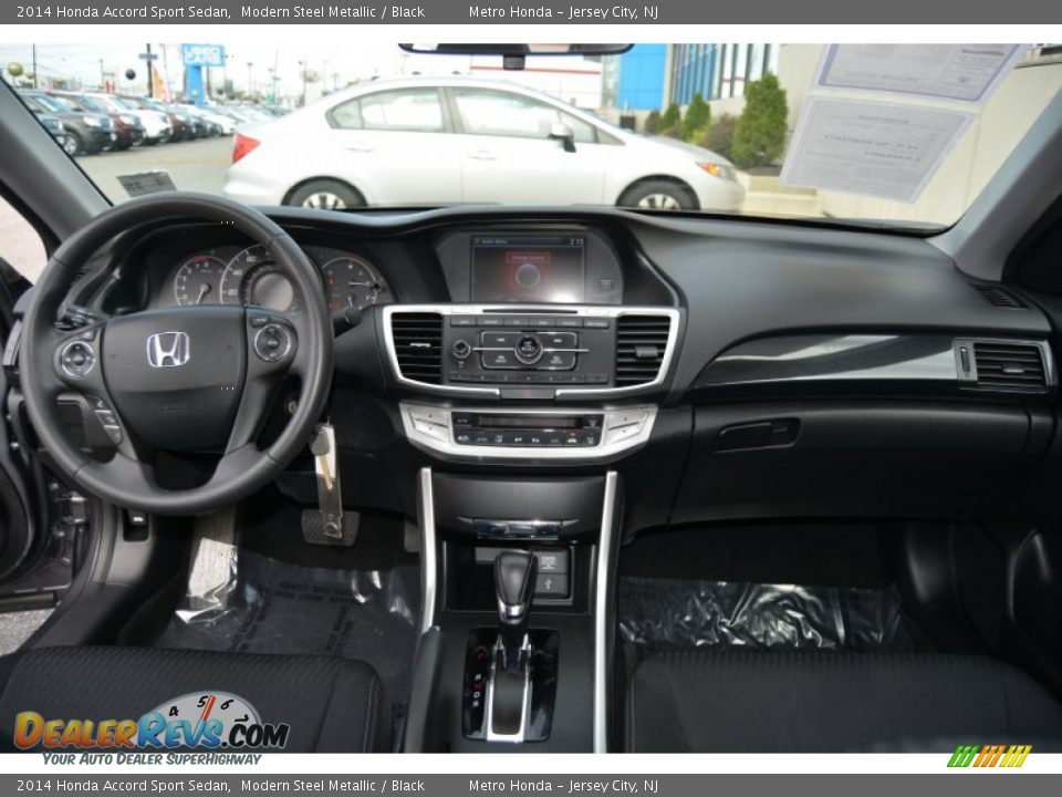 2014 Honda Accord Sport Sedan Modern Steel Metallic / Black Photo #13