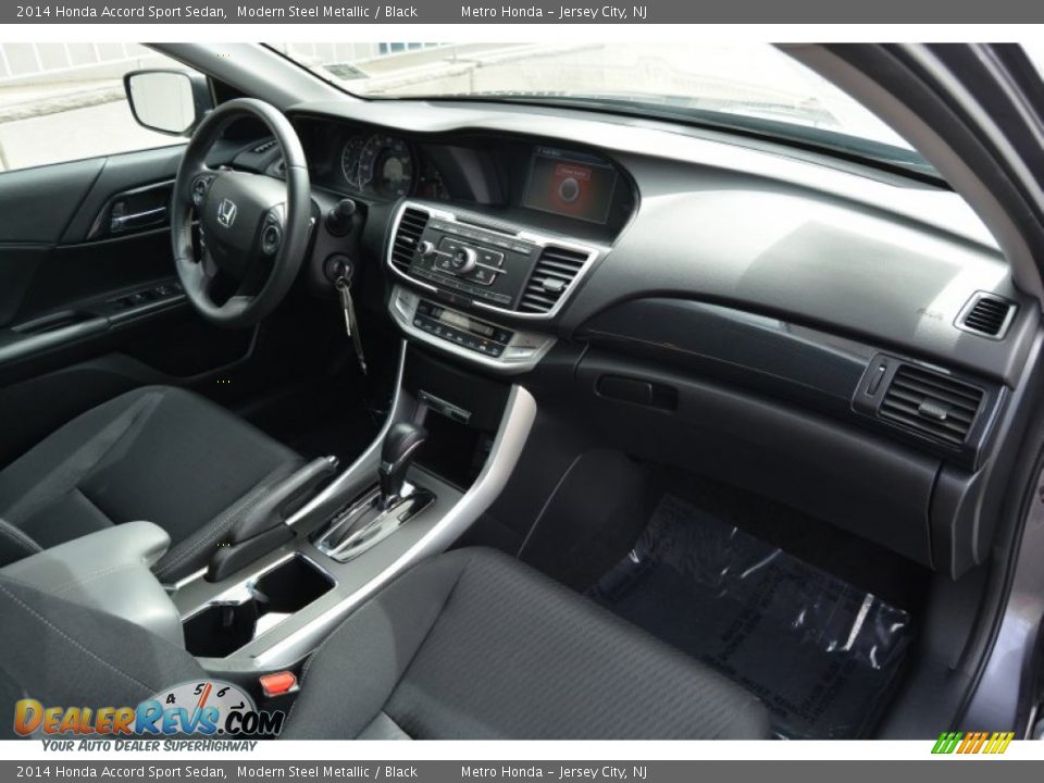 2014 Honda Accord Sport Sedan Modern Steel Metallic / Black Photo #26