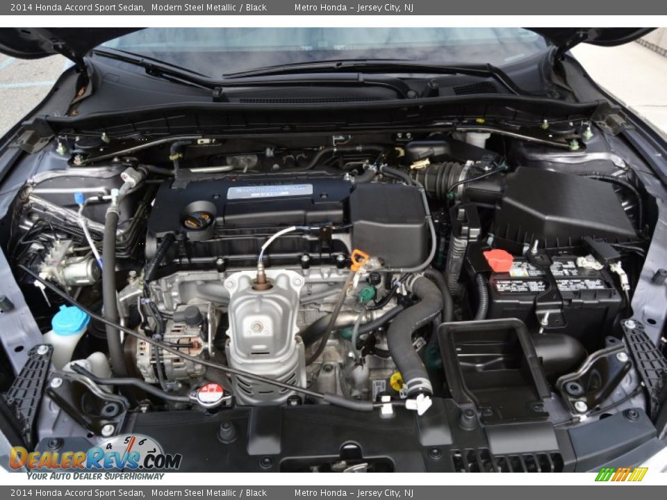 2014 Honda Accord Sport Sedan Modern Steel Metallic / Black Photo #28