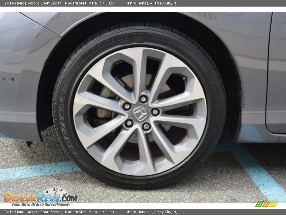 2014 Honda Accord Sport Sedan Modern Steel Metallic / Black Photo #30