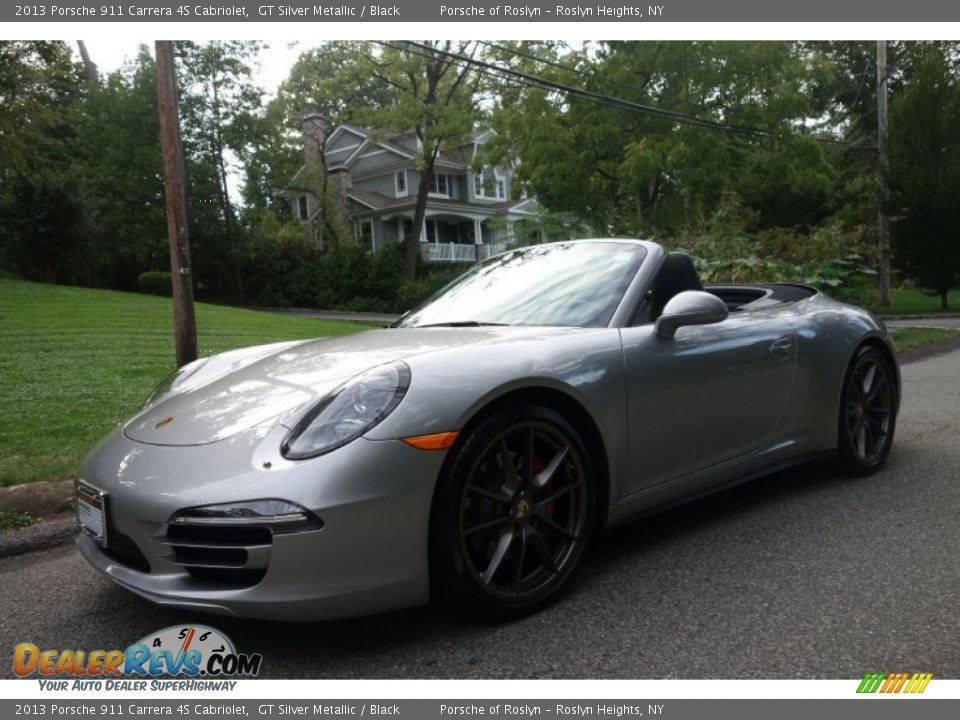 2013 Porsche 911 Carrera 4S Cabriolet GT Silver Metallic / Black Photo #1