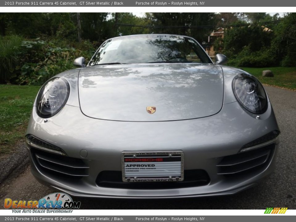 2013 Porsche 911 Carrera 4S Cabriolet GT Silver Metallic / Black Photo #2