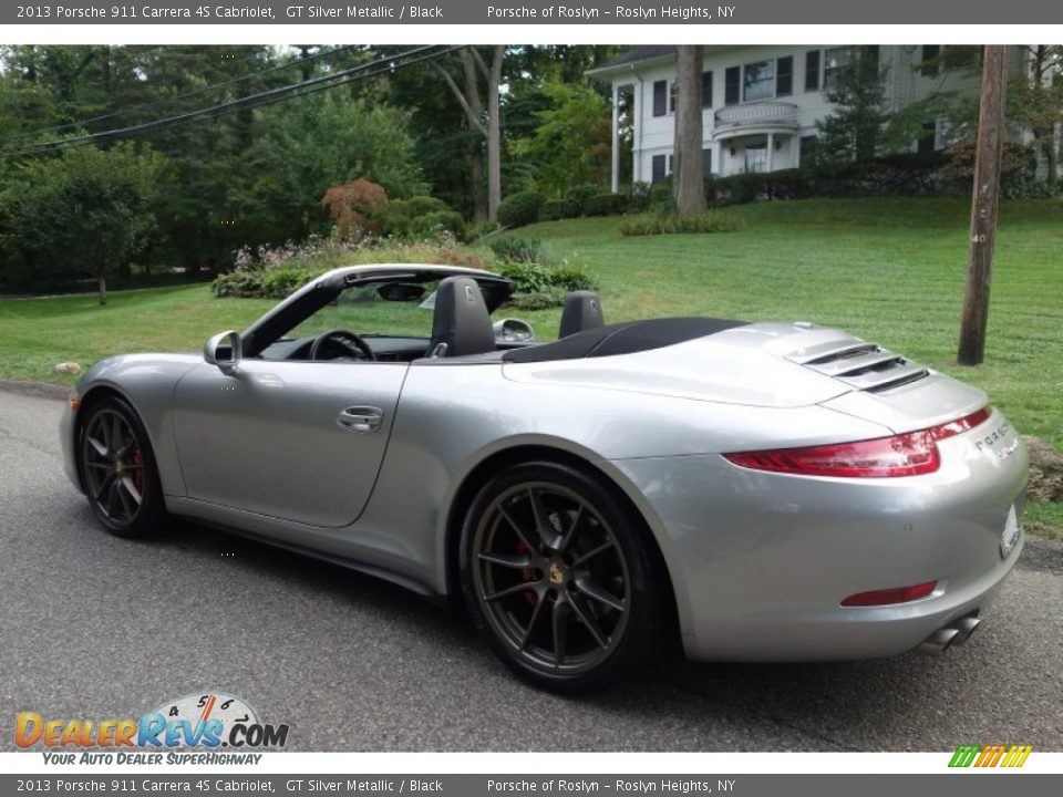 2013 Porsche 911 Carrera 4S Cabriolet GT Silver Metallic / Black Photo #4
