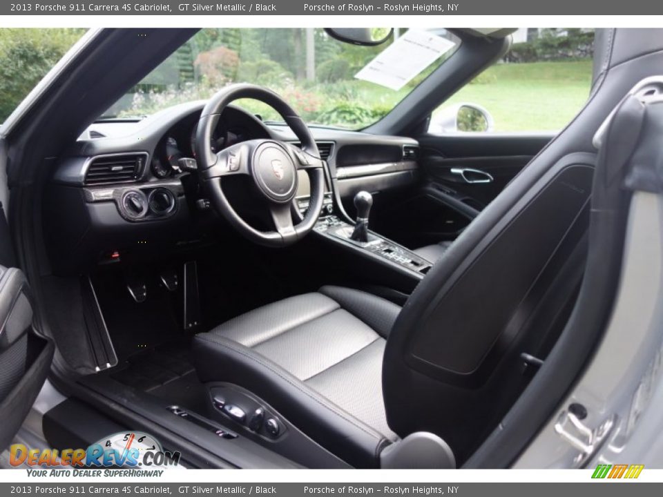 Black Interior - 2013 Porsche 911 Carrera 4S Cabriolet Photo #10